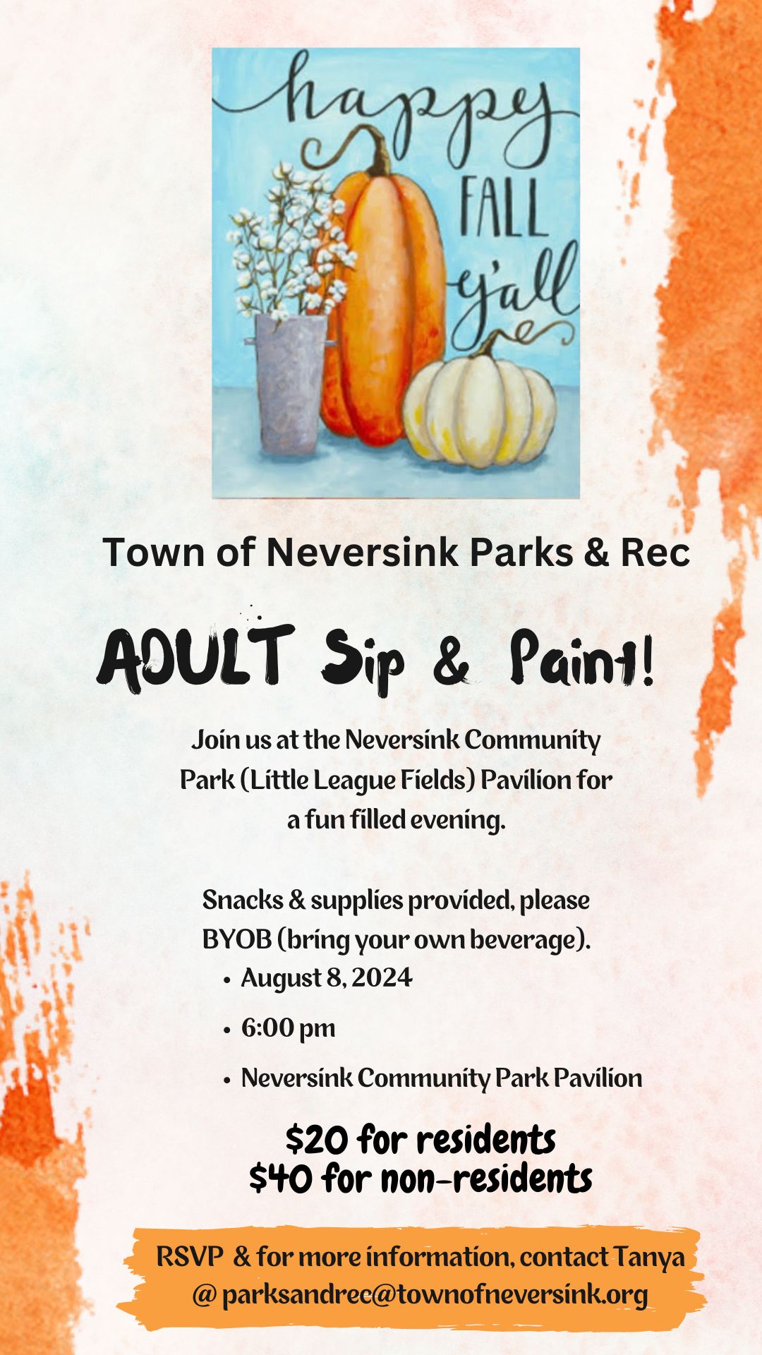 P&R Adult Paint & Sip 08/08/2024